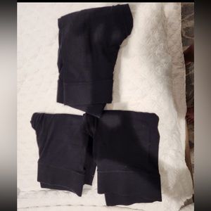 Black leggings (3 pairs)